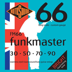 Rotosound cuerdas para bajo eléctrico Swing Bass 66 - Set 4 cuerdas FUNKMASTER Custom 30-90 (FM66)