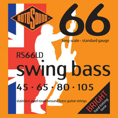 Cuerdas Rotosound para bajo eléctrico Swing Bass 66 - Set de 4 cuerdas Standard 45-105 (RS66LD)