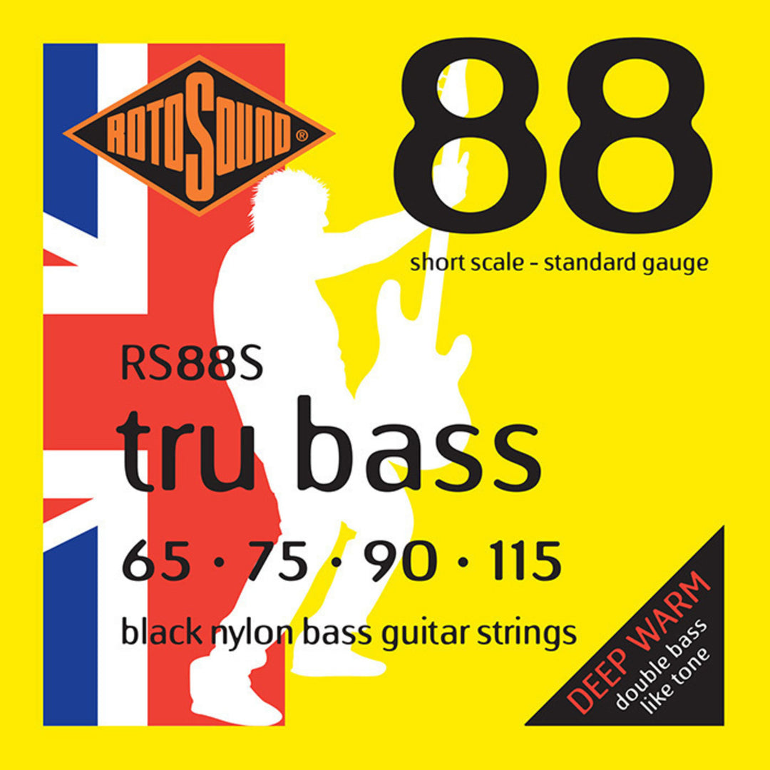 Cuerdas para E-Bass Rotosound Tru Bass 88 - Set de 4 cuerdas Short Standard // Longitud de escala corta(30"/760mm) (RS88S)
