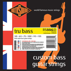 Cuerdas para bajo eléctrico Rotosound E-Bass Strings Tru Bass 88 - Set 6-string Long 50-135, Long scale: longitud de escala (34"/860mm) - to medium (32"/810mm) (RS886LD)