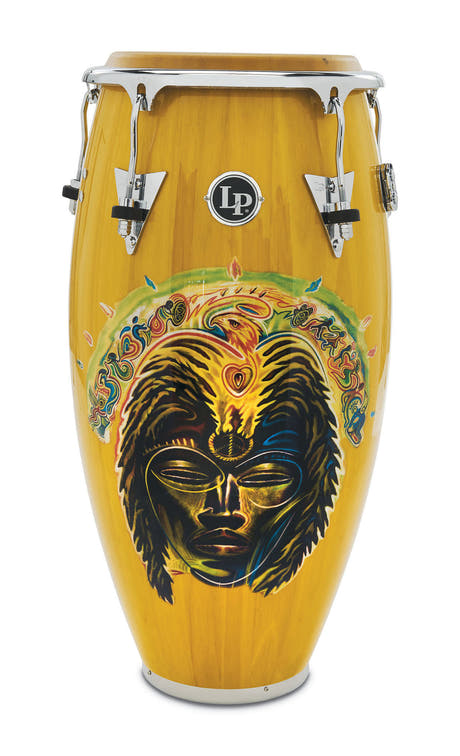 LP Santana Africa Speaks tumba 12,5", acabado Vibrant Yellow