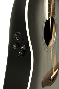 Ovation Guitarras E-Acústica Pro Series Ultra Mid-Depth Non-Cutaway - Silver Shadow (1516SSM-G)