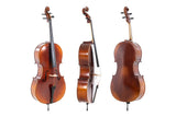 GEWA Allegro cello 4/4, sat op, Wittner-skruer, massarandubabue, taske