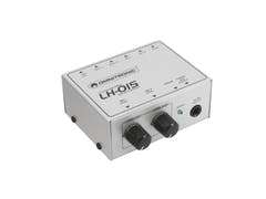 OMNITRONIC LH-015 Mezclador de micrófono/línea de 2 canales