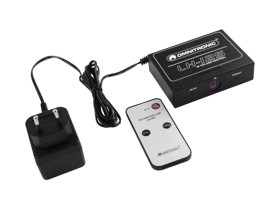Controlador de volumen IR OMNITRONIC LH-125