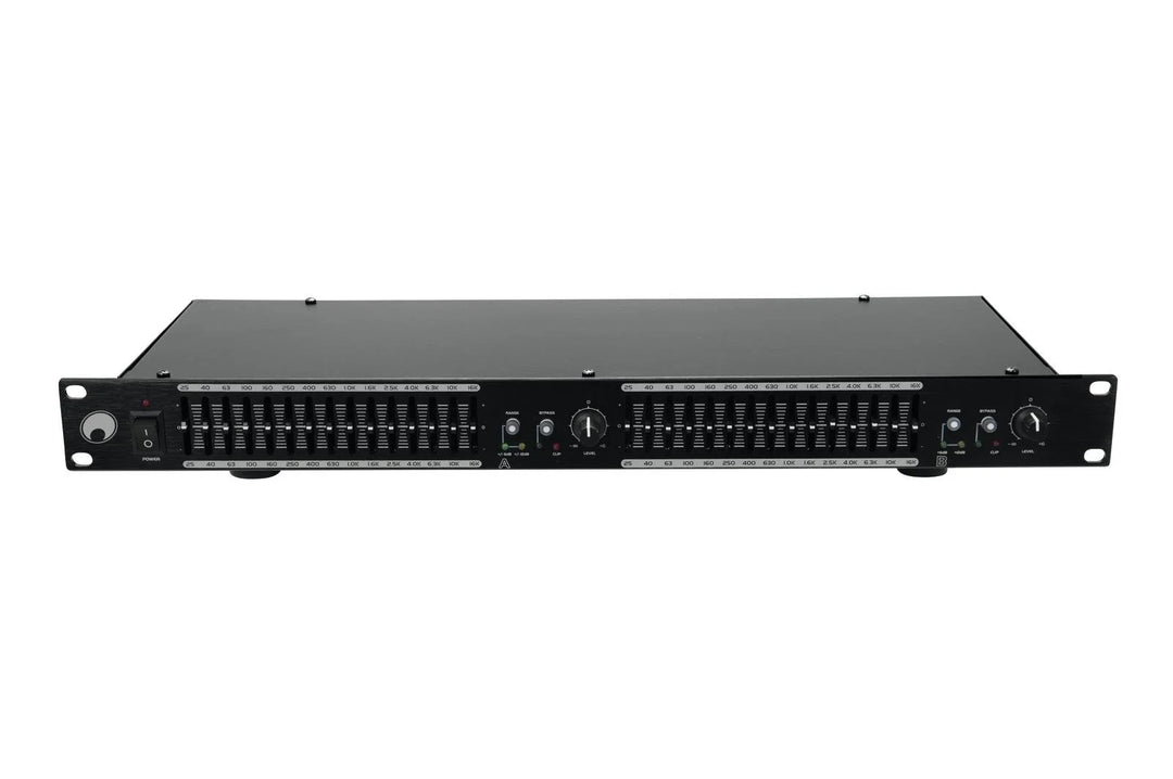 Omnitronic GEQ-2150 2x 15 Bandas Ecualizador Gráfico