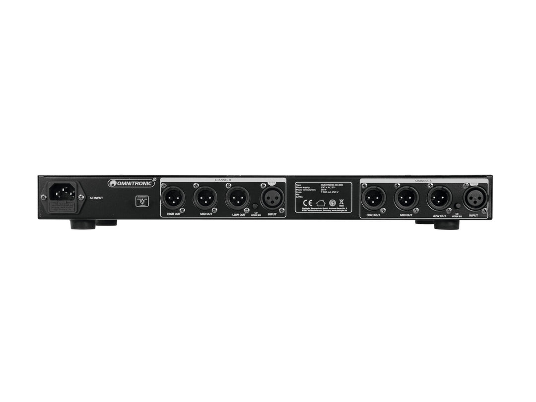 OMNITRONIC XO-300 Crossover activo