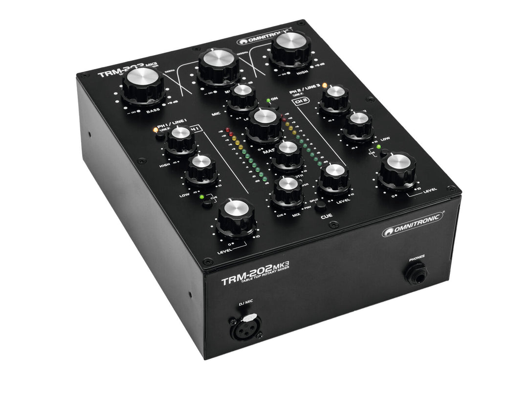 OMNITRONIC Set TRM-202MK3 + Estuche