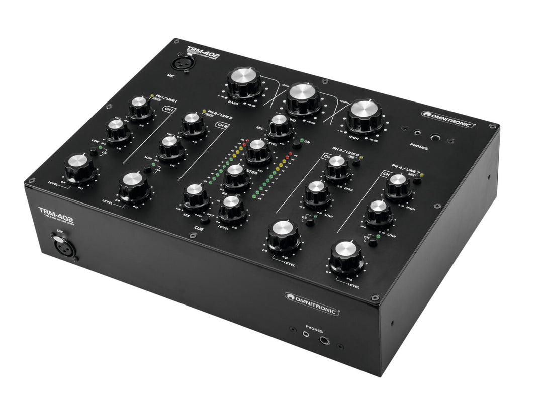OMNITRONIC TRM-402 Mezclador giratorio de 4 canales