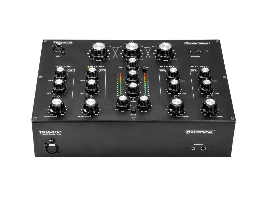 OMNITRONIC TRM-402 Mezclador giratorio de 4 canales