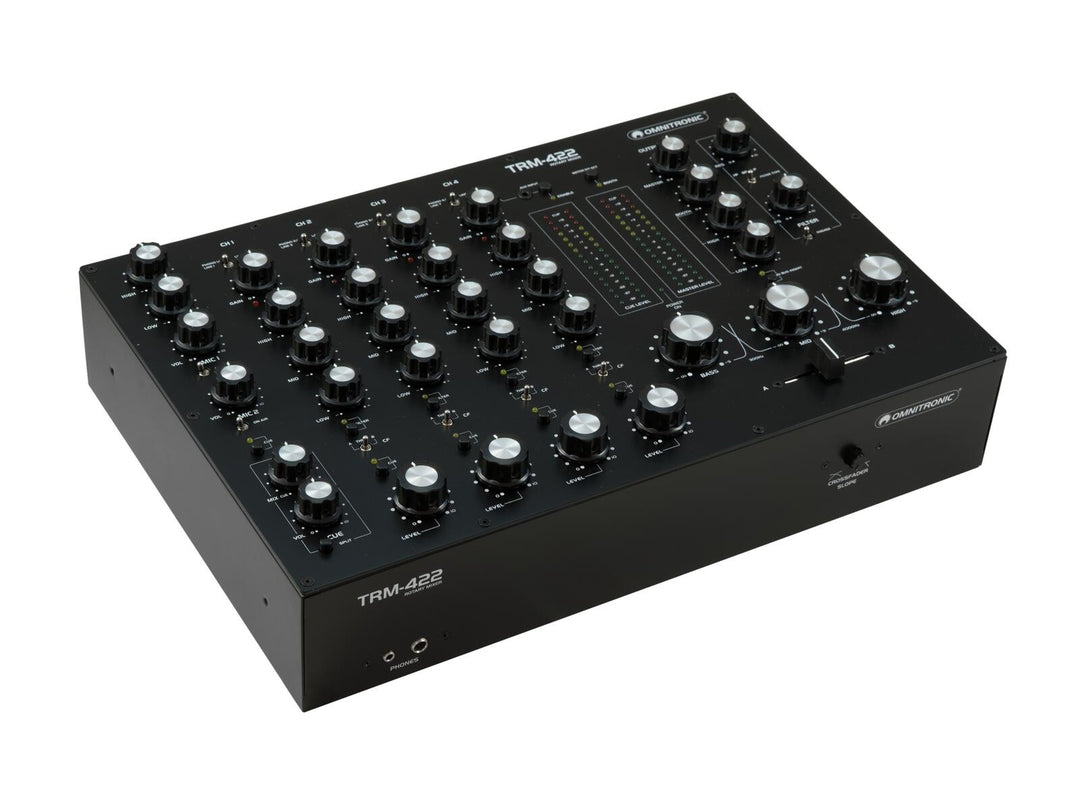 OMNITRONIC TRM-422 Mezclador rotatorio de 4 canales