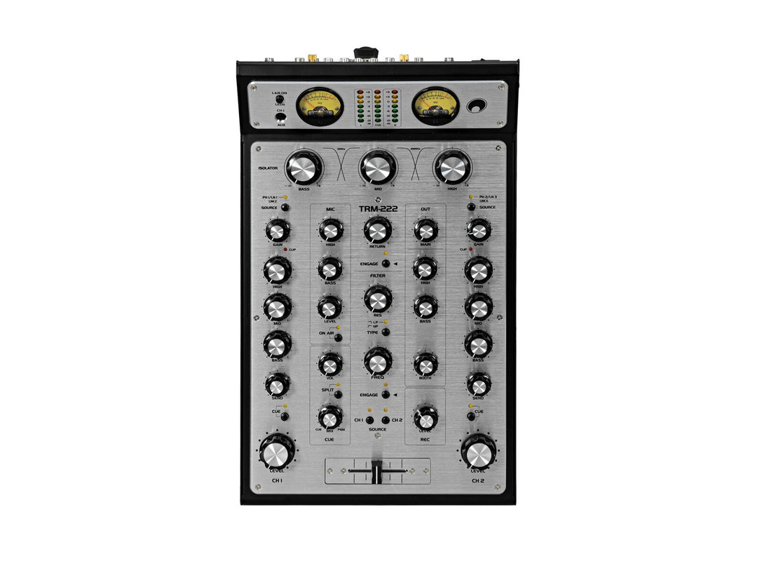 OMNITRONIC Mezclador giratorio de 2 canales TRM-222