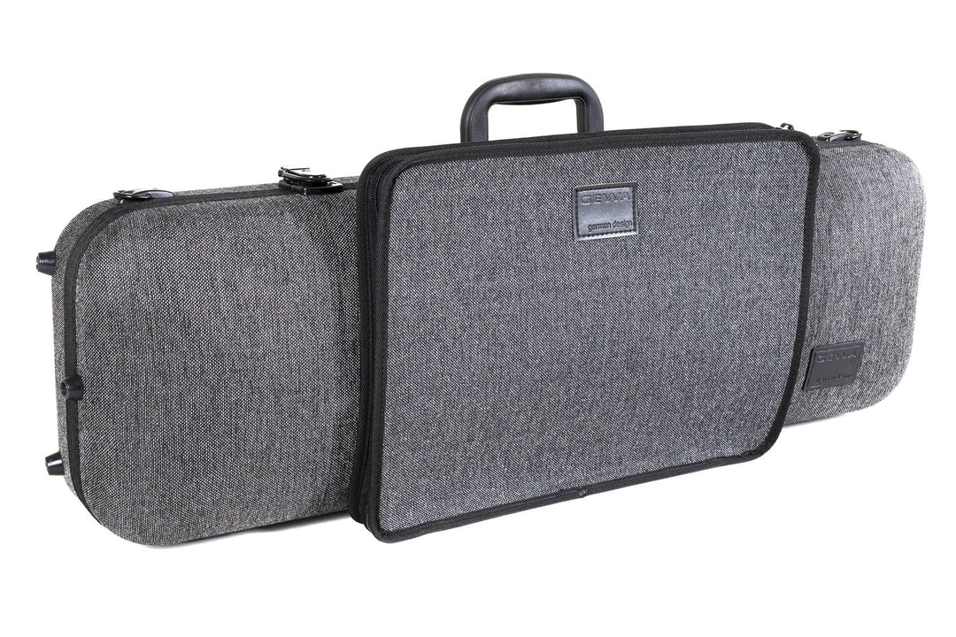 GEWA Violin Maestro 1 - 4/4 (Listo para tocar, incluye estuche moldeado para violin GEWA Bio, arco GEWA Baron y cuerdas Il Cannone)
