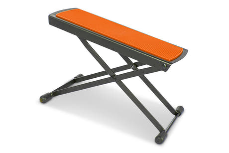 Reposapiés GEWA FS-10OR para guitarrista, naranja