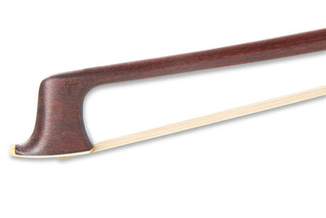 Arco de violín W. E. Dörfler de pernambuco, vara redonda, alpaca