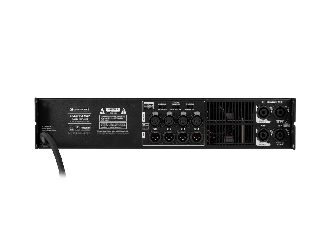 OMNITRONIC XPA-4804 MK2 Amplificador