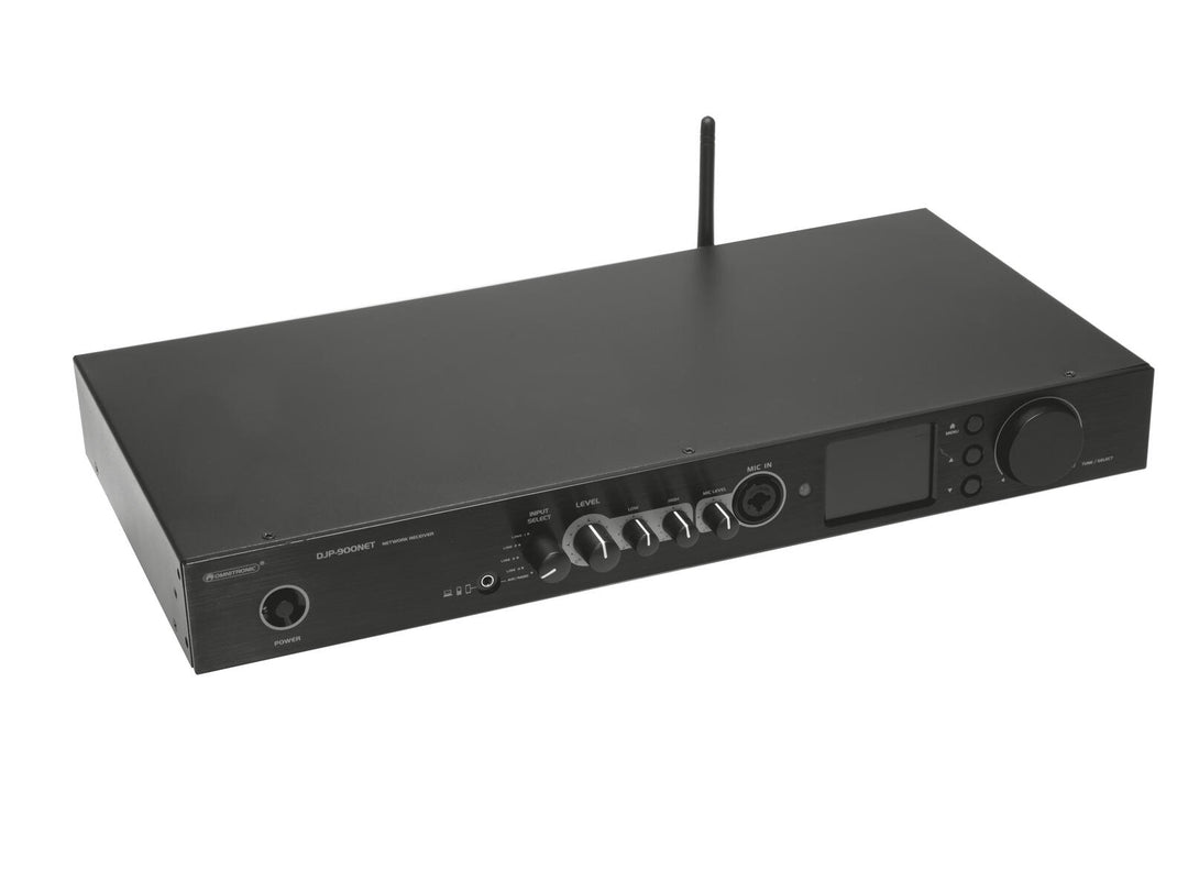 Amplificador de clase D OMNITRONIC DJP-900NET con radio por Internet