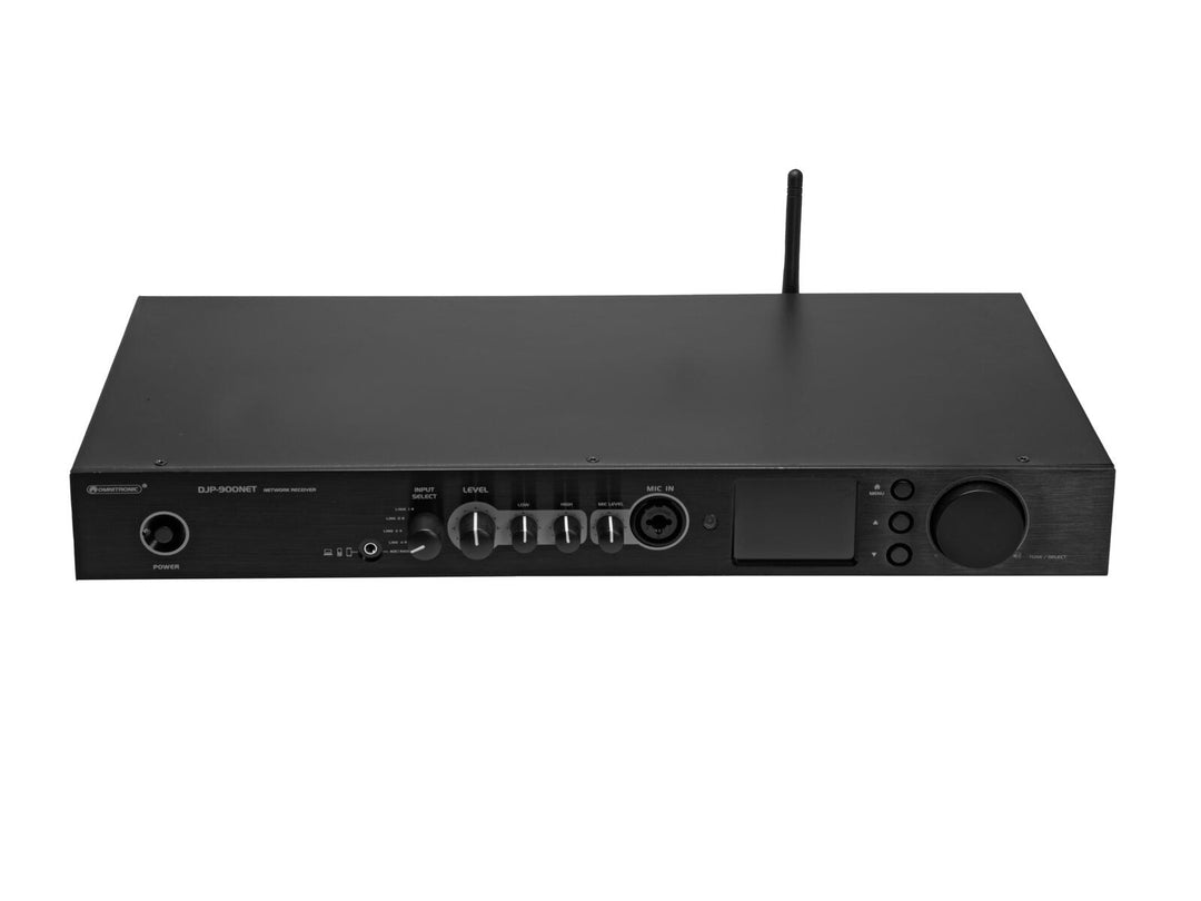 Amplificador de clase D OMNITRONIC DJP-900NET con radio por Internet