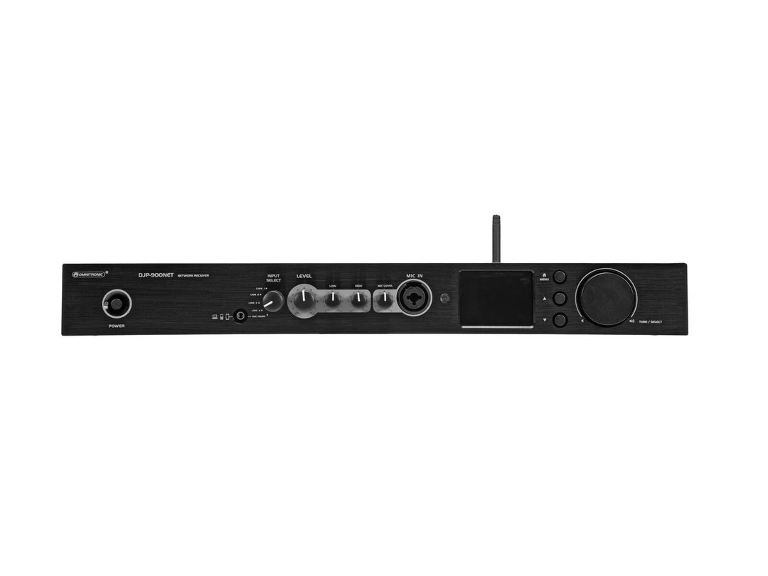 Amplificador de clase D OMNITRONIC DJP-900NET con radio por Internet