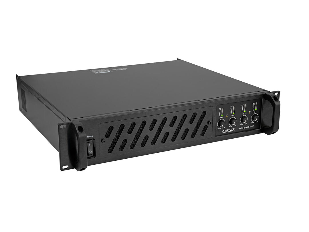 PSSO QDA-6000 MK2 Amplificador de 4 canales