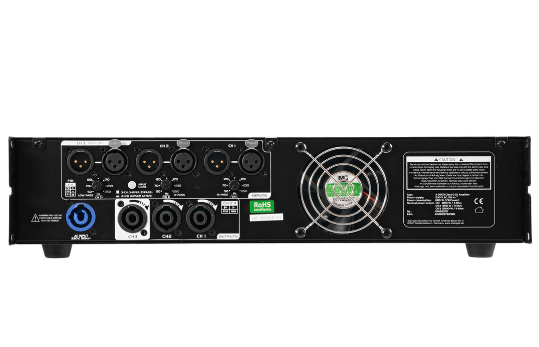 Omnitronic A-3603 ClaD 2.1 Amplificador