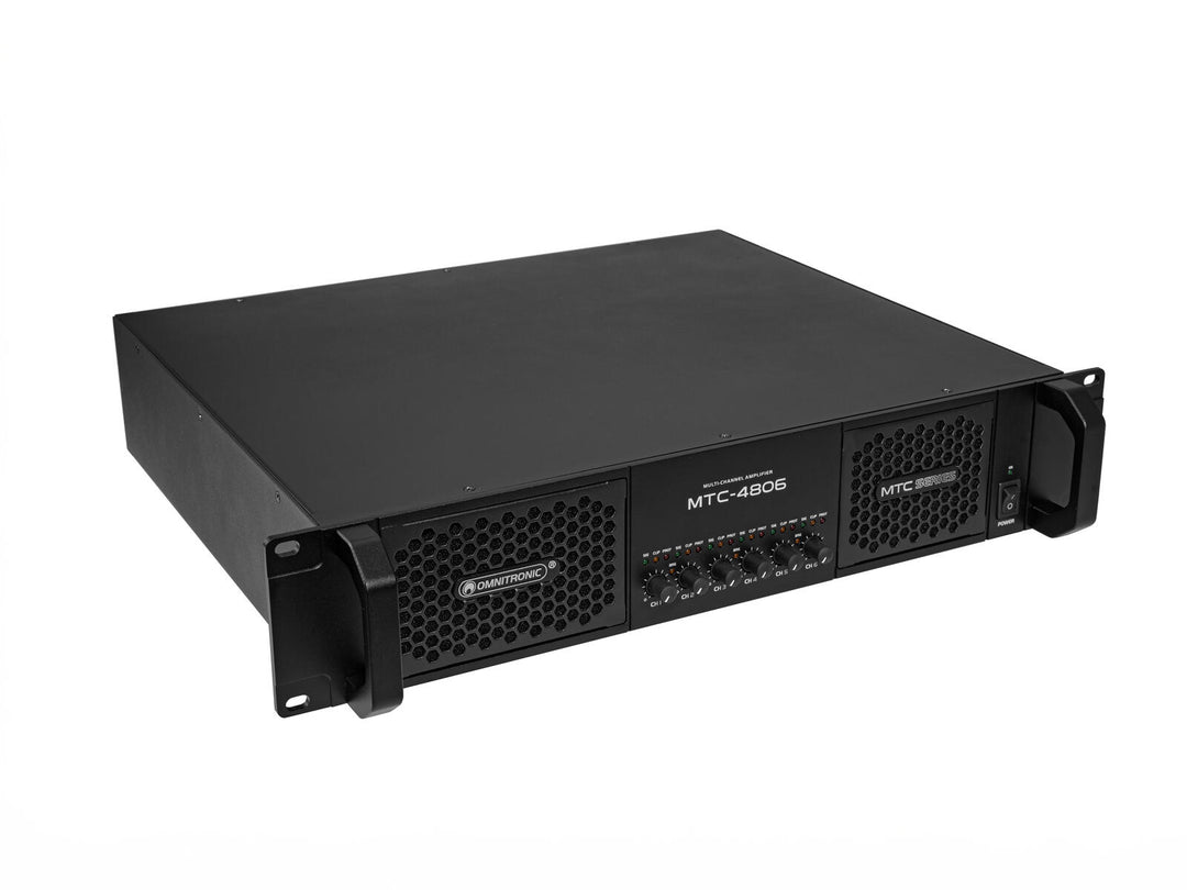 OMNITRONIC MTC-4806 Amplificador de 6 canales