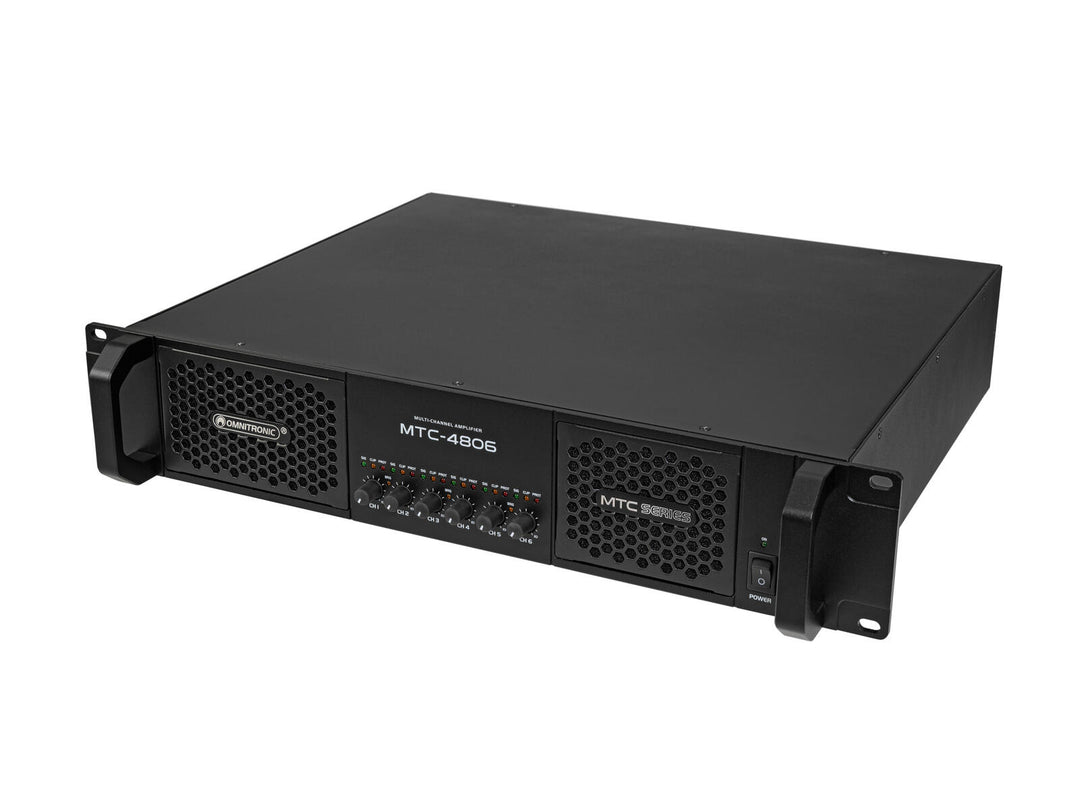 OMNITRONIC MTC-4806 Amplificador de 6 canales