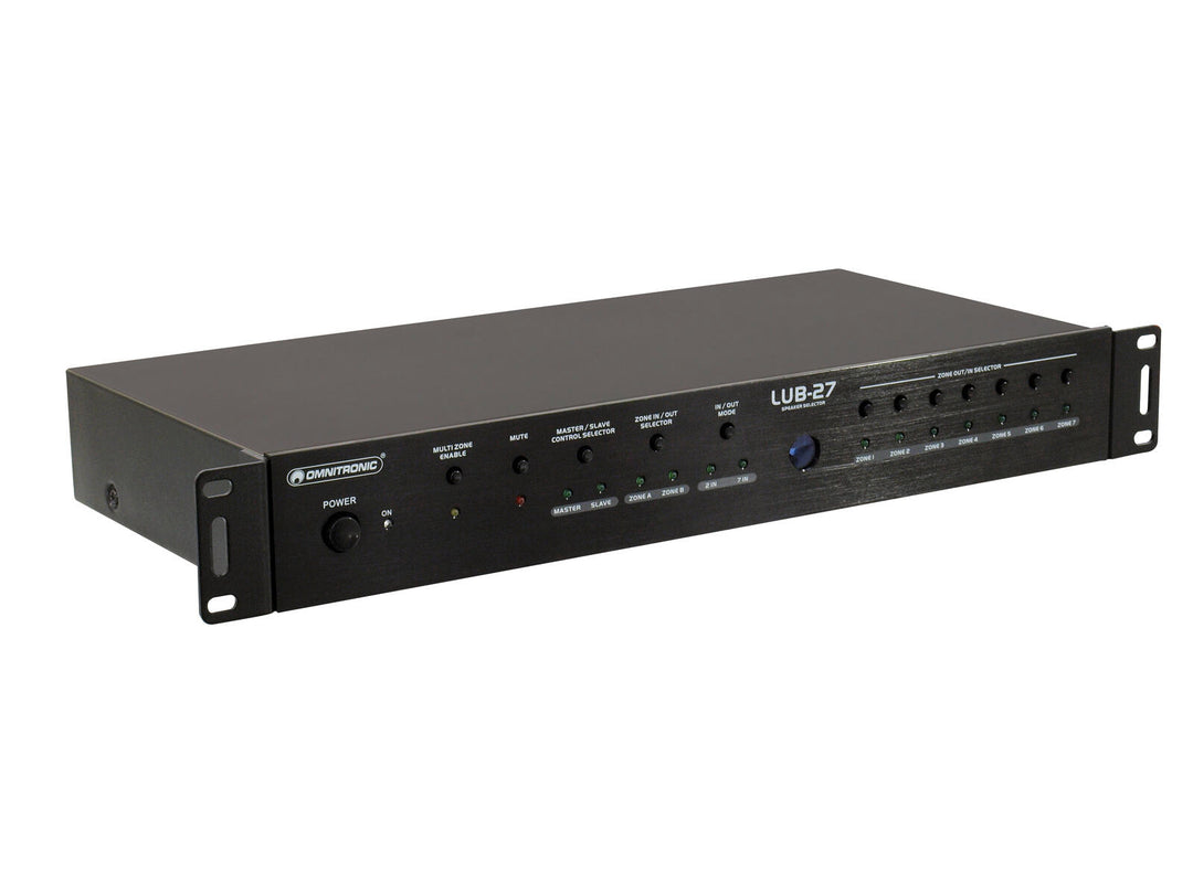 OMNITRONIC LUB-27 caja de conmutación de altavoces