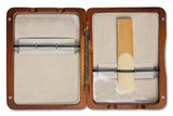 GEWA Reed case Alto Saxophone 6 reeds - Red brown lacquered finish
