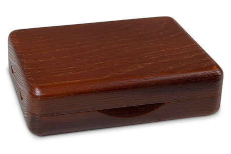 GEWA Estuche para cañas de saxofón tenor 6 cañas - acabado lacado rojo marrón