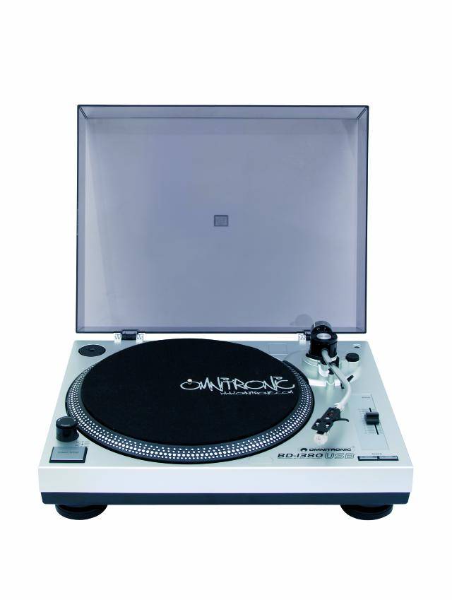 OMNITRONIC BD-1380 USB tocadiscos