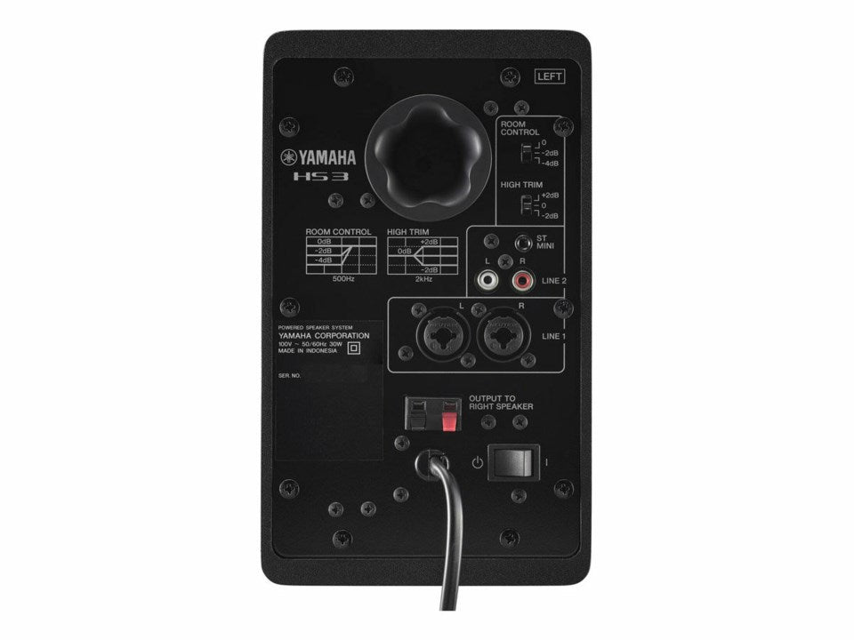 Yamaha HS3 - Monitores de estudio activos (Negro)