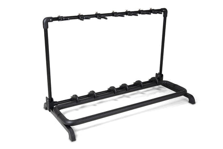 GEWA Multistand GS-107B soporte para guitarras para 7 instrumentos, negro