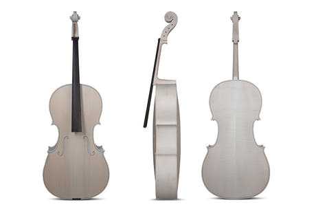 GEWA cello laminado 4/4 para zurdos, Gore-Booth, flamado atractivo