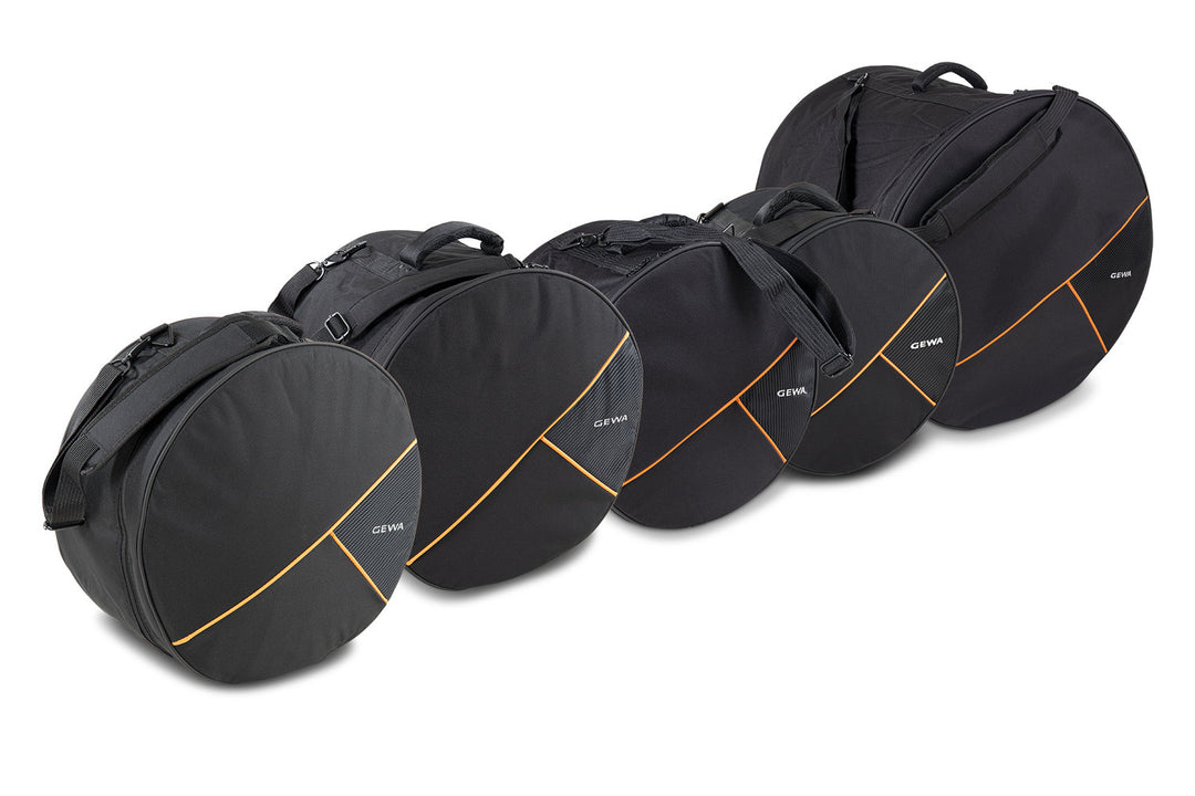 GEWA Set de bolsas Gig Bag para baterías Premium - 20x18, 10x9, 12x10, 14x14, 14x6,5"