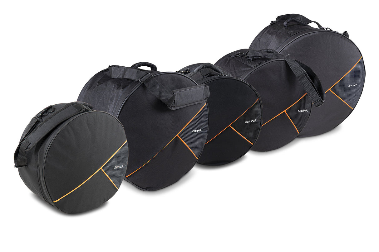GEWA Gig Bag set for Drum Sets Premium - 22x18, 12x10, 13x11, 16x16, 14x6,5"