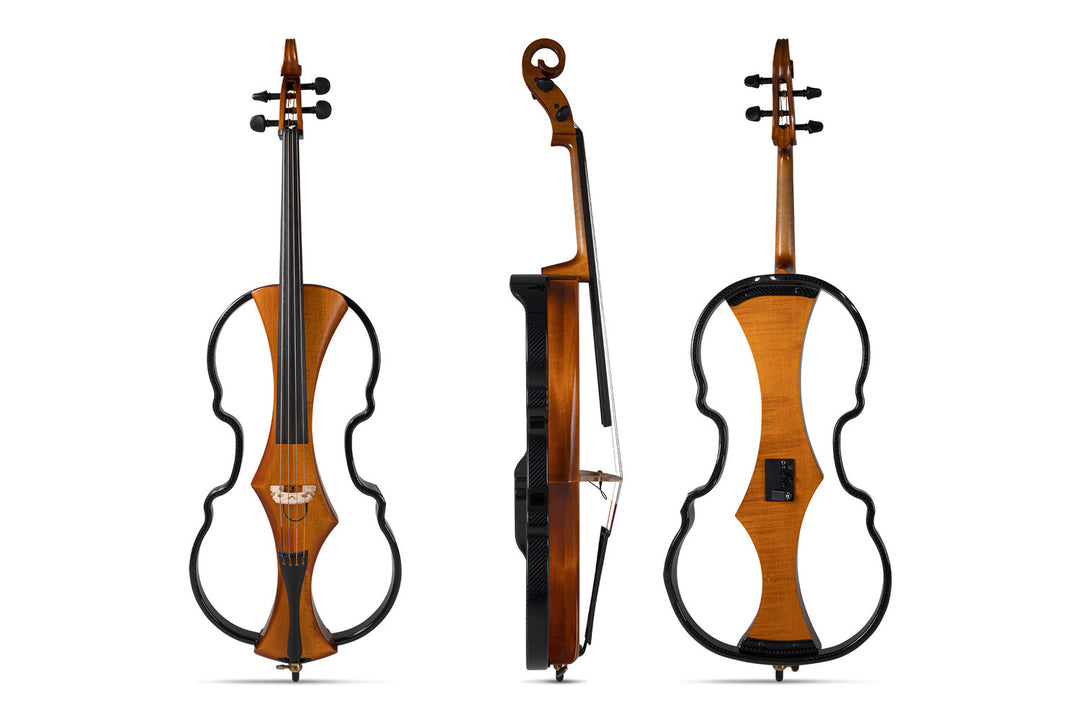 GEWA Violonchelo eléctrico Novita 3.0 - Marrón dorado (4/4)