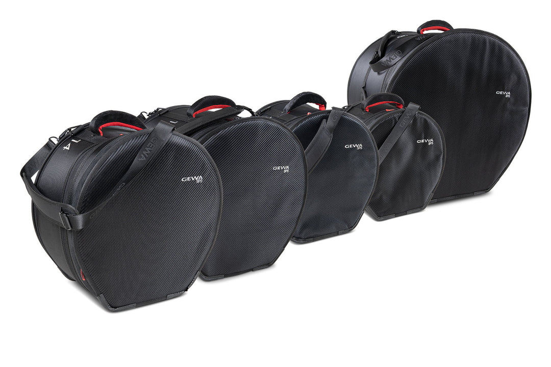 GEWA Set de bolsas de transporte para baterías SPS - 20" x 18", 10" x 9", 12" x 10", 14" x 14", 14" x 6,5"