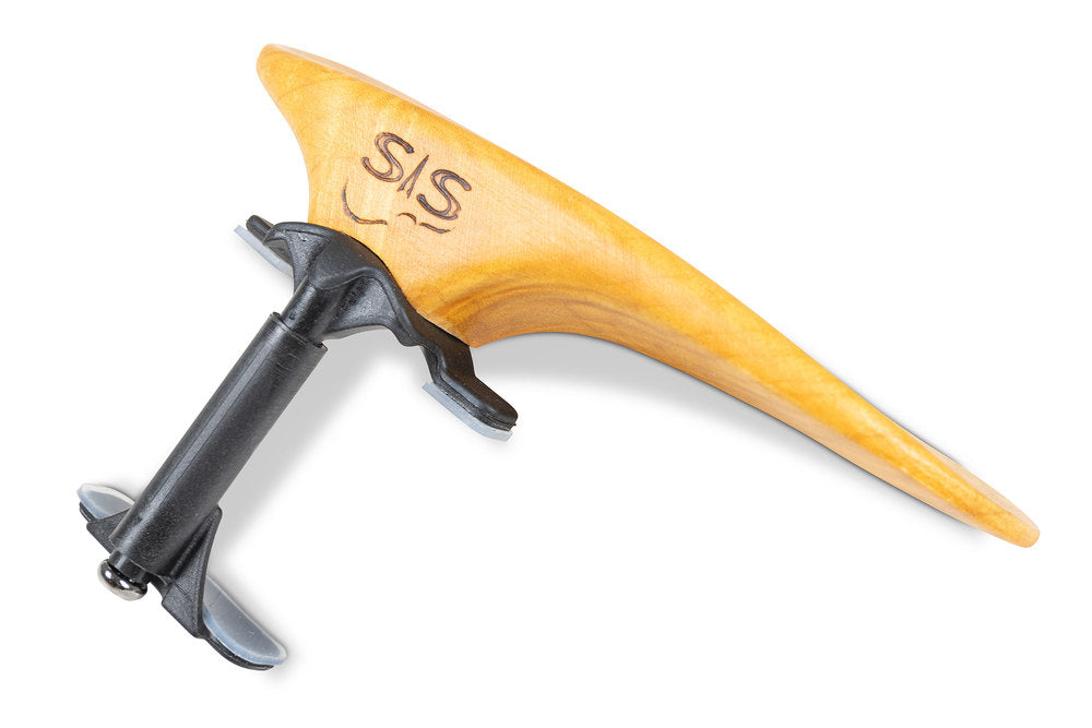 SAS soporte de mentón con base de carbono, arce, 24 mm de altura