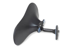 SAS soporte de barbilla con base de carbono, ébano, 28 mm de alto
