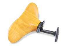 SAS soporte de mentón con base de carbono, arce, 32 mm de altura