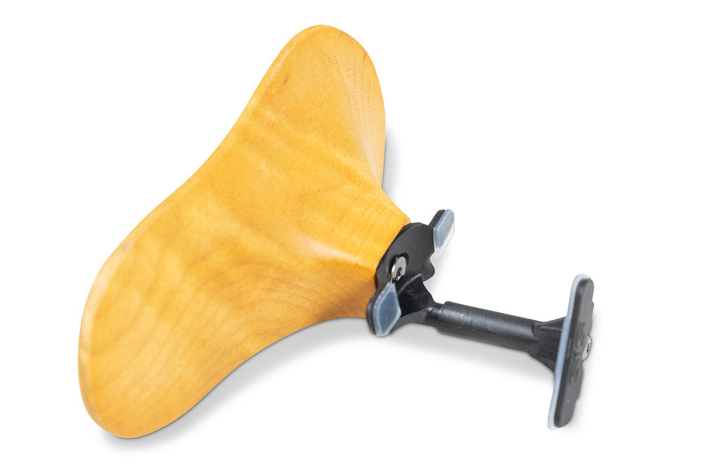 SAS soporte de mentón con base de carbono, arce, 32 mm de altura