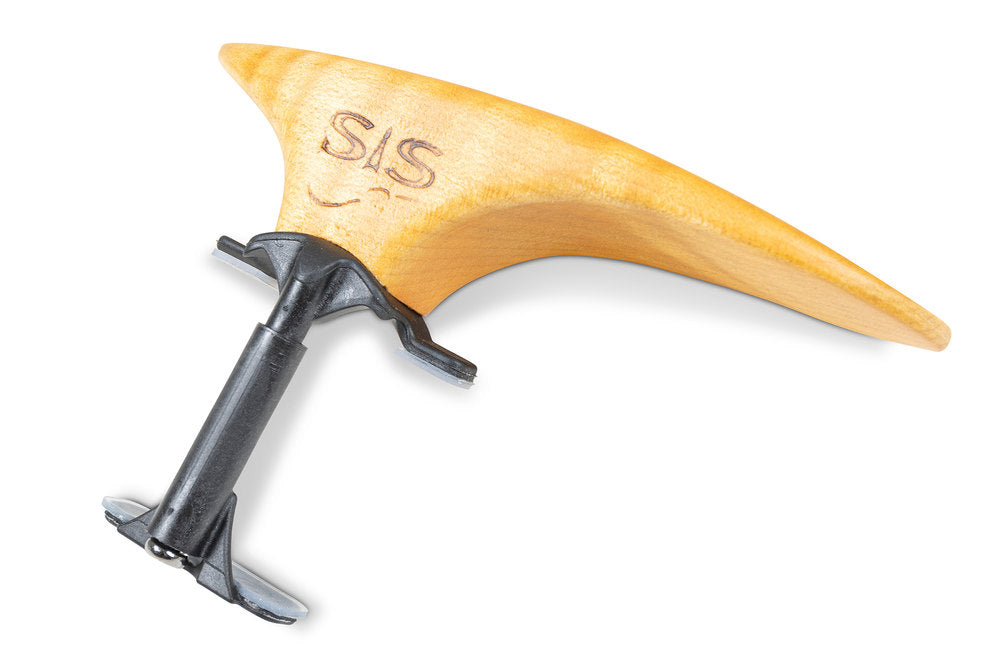 SAS soporte de mentón con base de carbono, arce, 32 mm de altura