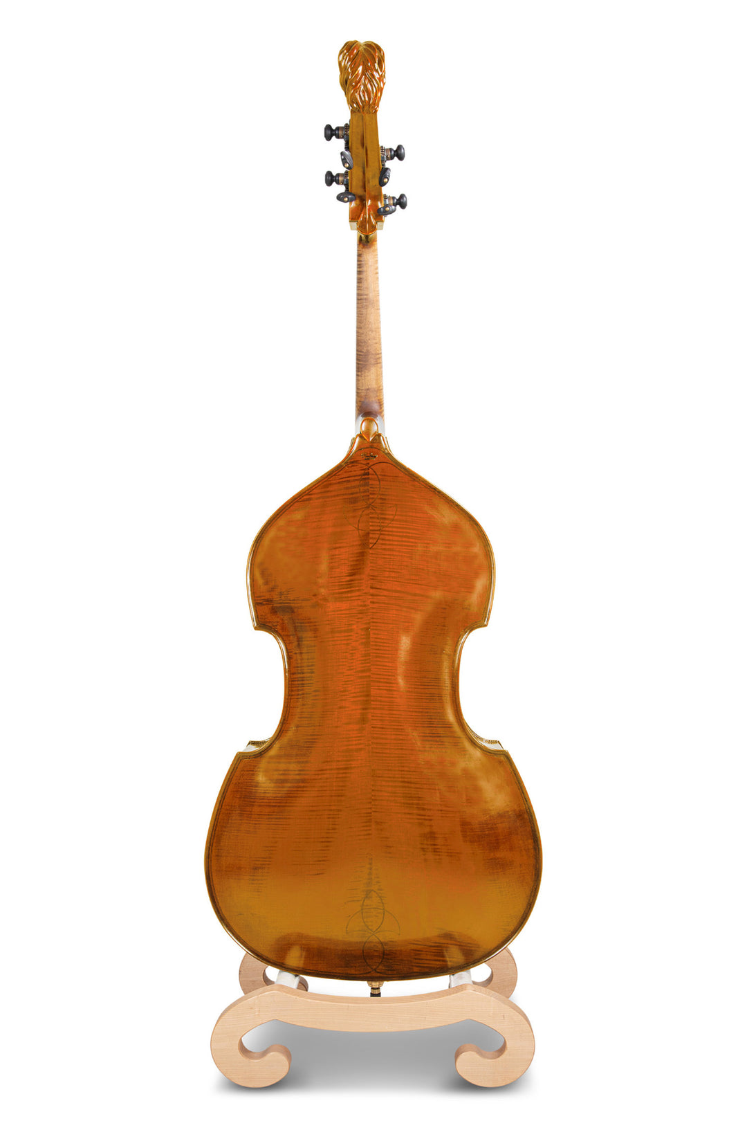 Contrabajo GEWA Meister Rubner SOLO - 3/4 (color ámbar con voluta con cabeza de león)