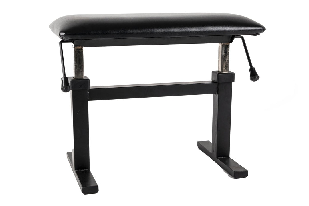 GEWA Banco de piano Autolift XL - Cubierta de cuero sintético negro