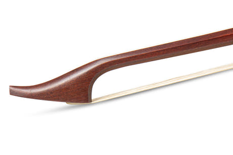 Arco GEWA para viola da gamba bajo, vara facetada de pernambuco, nuez baja