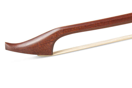 Arco GEWA para viola da gamba, vara angular de pernambuco, talón alto