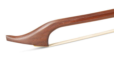 GEWA arco para viola da gamba baja, vara angular de massaranduba, nuez alta