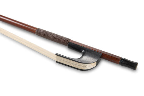 GEWA arco para viola da gamba baja, vara redonda de pernambuco, rana alta
