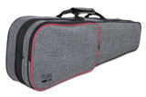 GEWA Pure CVF G 02 estuche moldeado para violines 1/2, gris y morado